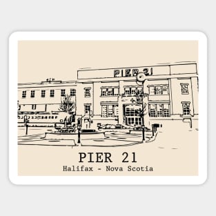 Pier 21 - Halifax NS Magnet